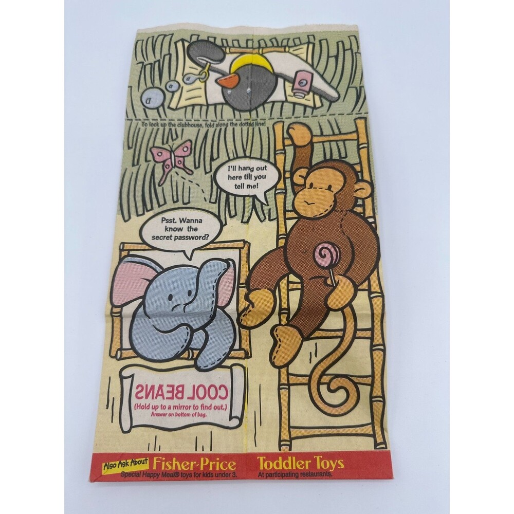 1998‎ McDonald's Teenie Beanie Babies Clubhouse Bag – Vintage Ty Promo